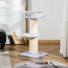 Kratzbaum 30kg, Spielbaum m. Kratzstamm, Plattform, Sisal, Produktbild-Vorschau 2