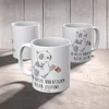Mr. & Mrs. Panda Tasse Bester Bräutigam - Weiß - Geschenk, Produktbild-Vorschau 5