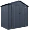 Westmann Stahl Gerätehaus Minor 64 Anthrazit 119x183x196 cm Produktbild-Vorschau 1