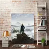 C. D. Friedrich Kunstdruck Wanderer über dem Nebelmeer 60 x Produktbild-Vorschau 2