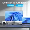 Vention AKOB0, HDMI, ABS, Akrylový, Černá, 60 Hz, 1080p, Náhled obrázku produktu 2