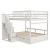 Flieks stapelbed 140x200 cm met kledingkast en lade, Productafbeelding-voorbeeld 7