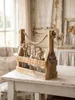 Portabottiglie Clayre & Eef 32x11x32 cm Legno marrone Anteprima dell’immagine prodotto 4