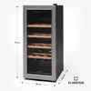 Klarstein Weinkühlschrank,1 Zone Getränkekühlschrank, Produktbild-Vorschau 8