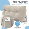 ELONEO Coussin dorsal largeur 100 cm, coussin en forme de Voir les images du produit 3