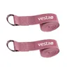 2x Vesta+ Yogagurt Weinrot 100% Baumwolle 2,5 m Metall Produktbild-Vorschau 1