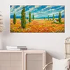 DEQORI Hybrid Leinwand Bild 100x50 cm 'Blumenmeer im Produktbild-Vorschau 4