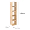 Etagère 4 cases bois 140cm - Astigarraga - DINAMIC-4 - Voir les images du produit 9