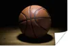 MuchoWow® Poster Ein Basketball im Scheinwerferlicht in Produktbild-Vorschau 1