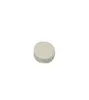 A single, small, round, white tile is shown against a white background. Produktbild-Vorschau