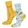 Lustige Damen-Baumwollsocken Gr. 35–40 HONIG von SOXO – Produktbild-Vorschau 5