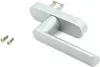 Schüco Fenstergriff Drehgetriebe Aluminium silber, 269509 Produktbild-Vorschau 1