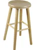 Stück Holz Buche hell heller Holzhocker Barstuhl  60 cm Produktbild-Vorschau 1