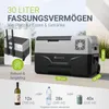 Juskys Kompressor Kühlbox 30 Liter 12/24/230 V für Auto, Produktbild-Vorschau 2