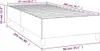 vidaXL Boxspringbett Taupe 90x200 cm Stoff -  Betten & Produktbild-Vorschau 7