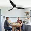 Jayseuw ventilateur de plafond LED plafonnier ventilateur Voir les images du produit 6