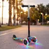Kinder Scooter,3 Räder Faltbare Scooter mit LED Leuchtenden Produktbild-Vorschau 1