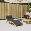 vidaXL Poduszka na leżak czarna 180x60x4 cm tkanina Oxford Podgląd zdjęcia produktu 2