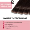 hair2heart Invisible Tape Extensions Echthaar Premium - 10 Produktbild-Vorschau 3