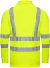 NITRAS MOTION TEX VIZ Warnschutz-Langarm-Poloshirt | Gr. XS Produktbild-Vorschau 2