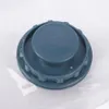 A close-up view of a blue plastic vacuum bag seal with recycling symbols and text. Voir les images du produit