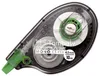 A close-up studio shot of a white and green correction tape dispenser. Produktbild-Vorschau