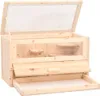 vidaXL Gabbia per criceti 60x30x35 cm in legno massiccio Anteprima dell’immagine prodotto 2