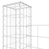 vidaXL Gabionenkorb U-Form mit 2 Säulen Eisen 140x20x200 cm Produktbild-Vorschau 5