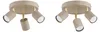KAR-LIGHTING Deckenstrahler 3-flammig Beige/Ecru aus Metall Produktbild-Vorschau 3