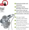 WENKO Haar Trockner Halter Fön Halterung Edelstahl ohne Produktbild-Vorschau 3