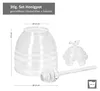 3tlg Set Honig 400ml Bienchen-Deckel Honiglöffel Produktbild-Vorschau 4