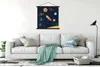 MuchoWow® Textilposter Vektor-Illustration Raumschiff in Produktbild-Vorschau 3