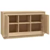 Credenza Sonoma rovere 102x35x60 cm materiale legno Anteprima dell’immagine prodotto 6