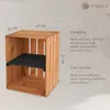 PINEEA Drewniana skrzynka, duży regał, skrzynka na owoce, Podgląd zdjęcia produktu 3