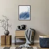Gerahmtes Poster - Schwarzer Rahmen - Blau Weiß Hintergrund Produktbild-Vorschau 7