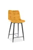 Petite chaise de bar LYA – jaune / noir Voir les images du produit 1