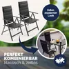 CASARIA® Gartenstühle 2er Set Klappbar Gepolstert Alu 8- Produktbild-Vorschau 8