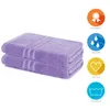 Lavea® 2er Set Duschtuch 70x140, Doppelpack, 100% Baumwolle Produktbild-Vorschau 3