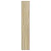 A tall, narrow, vertical image of a single cabinet door or panel with a wood grain texture. Náhled obrázku produktu