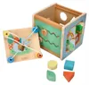 Lelin Vzdělávací hračka 10350 Dřevěná hračka Activity Cube Náhled obrázku produktu 6