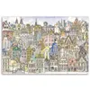 Leinwandbild fröhliche stadt 100x70 cm Feeby farbe wandbild Produktbild-Vorschau 3