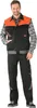 Planam Weste Visline, Gr. 2XL schwarz/orange/zink Produktbild-Vorschau 6