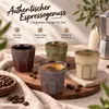 8er Set Espressotassen 110 ml aus Keramik – ohne Henkel, 4 Produktbild-Vorschau 3