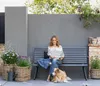 Dehner Gartenbank London, 3-Sitzer, 150 x 88 x 64 cm, Produktbild-Vorschau 4