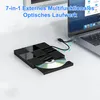 7-in-1 externes DVD Laufwerk USB3.0 + Type-C, ultradünner Produktbild-Vorschau 3