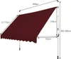 COSTWAY Tenda da sole a morsetto 300 cm, tenda da sole per Anteprima dell’immagine prodotto 3