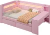 Daybed 140x200 cm mit USB & LED – Tagesbett in Rosa, Produktbild-Vorschau 2