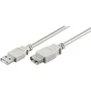 Goobay 50961 Câble d'extension USB 2.0 Hi-Speed, gris, 3 m Voir les images du produit 8