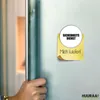 Huuraa Magnet Sicherheitsdienst Schriftzug 59mm Produktbild-Vorschau 2