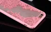 A close-up shot of a pink phone case with a lace-like mandala pattern. Produktbild-Vorschau